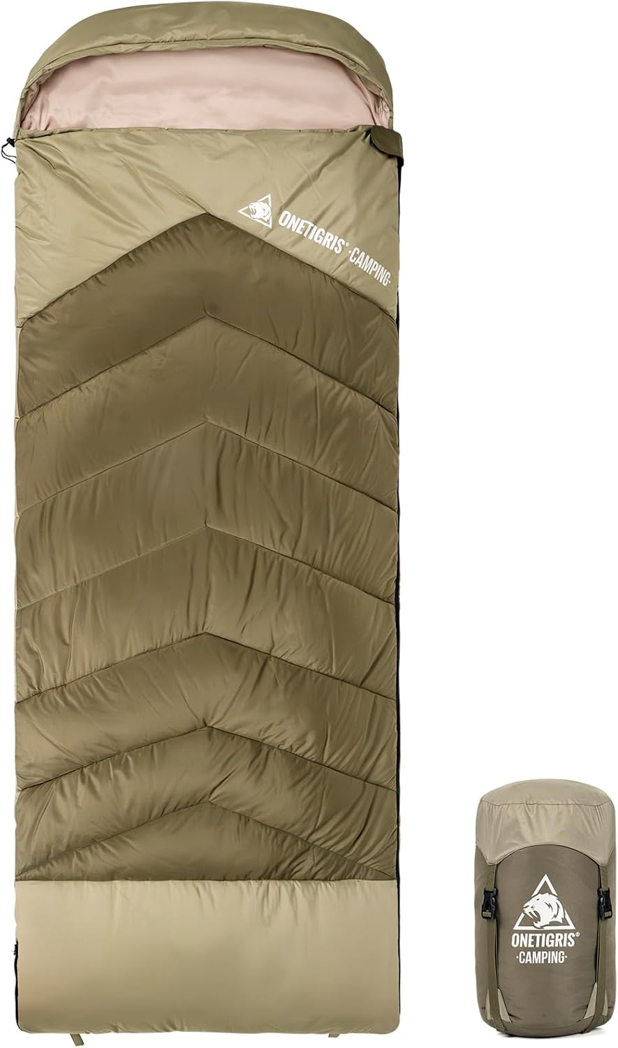 OneTigris Trailnap Sleeping Bag 3 Season Extra-Wide Warm for