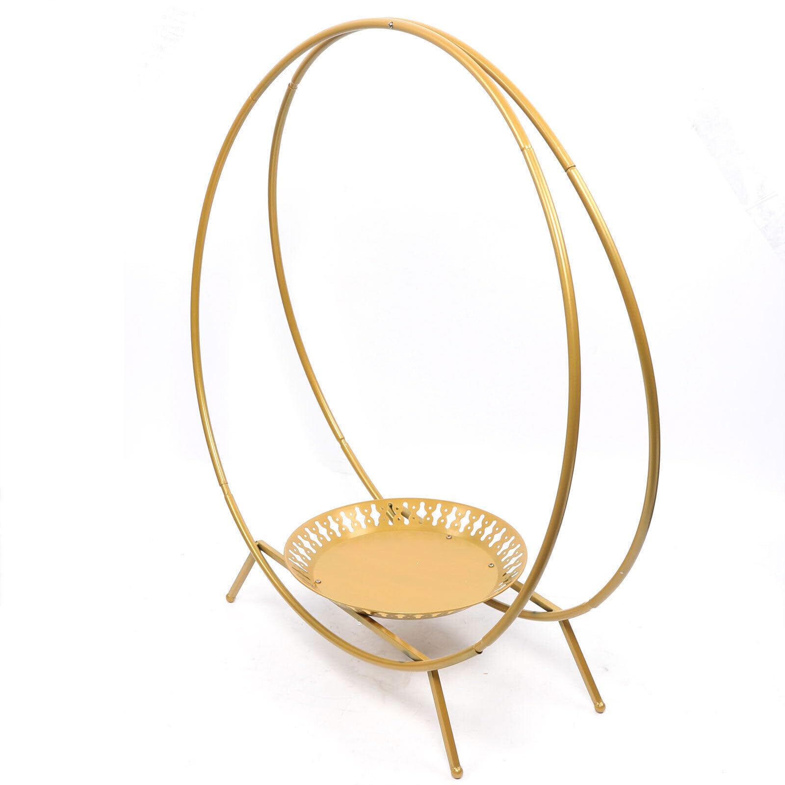 Patera na tort weselny, patera na tort, ramka, akcesoria do ciasta, 88 cm, złoty, okrągły, dekoracja ślubna, dekoracja ślubna, urodziny, na imprezy