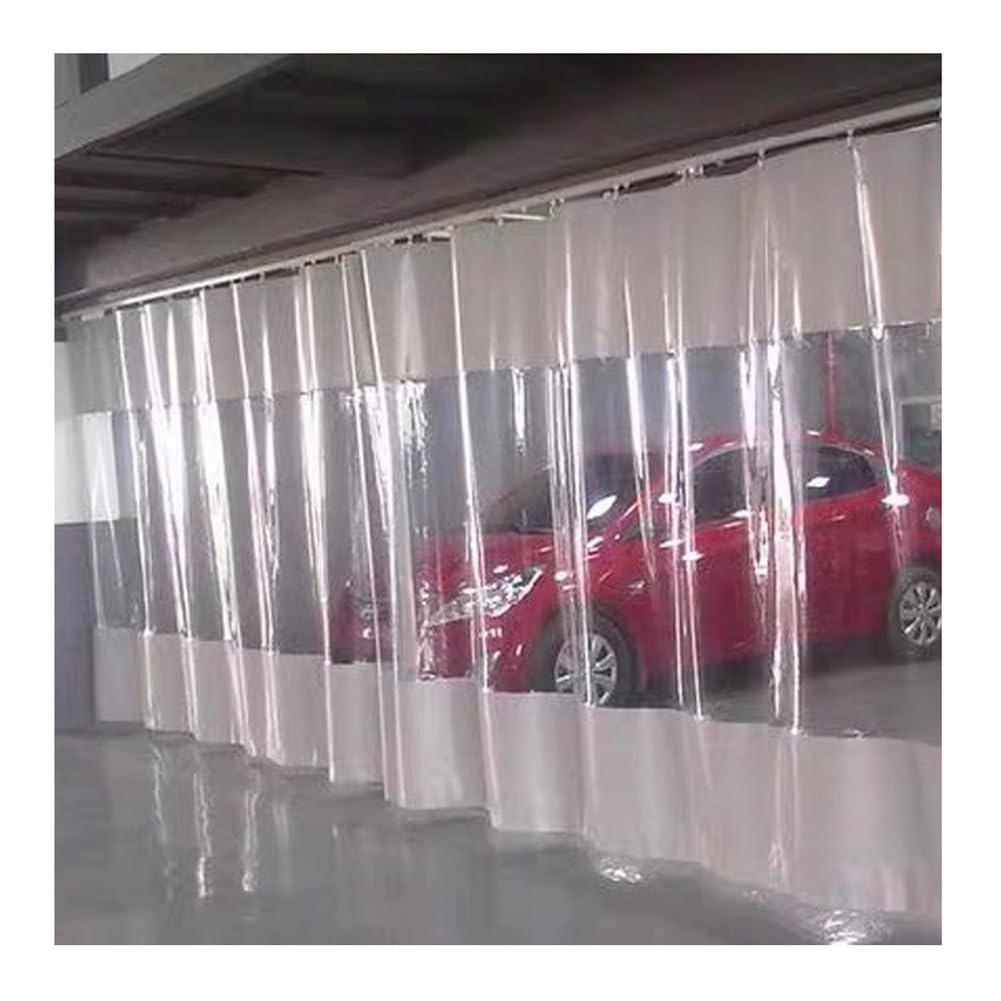 Rideaux de séparation de garage， Rideaux de séparation de bâche extérieure imperméables, rideaux de séparation de garage, séparateur industriel for zones de travail de garage, for auvents de