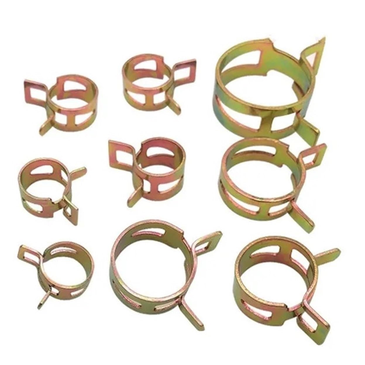 Fascette a molla per tubo flessibile di fissaggio 4-37 mm, 10 pezzi (M18 10 pezzi)