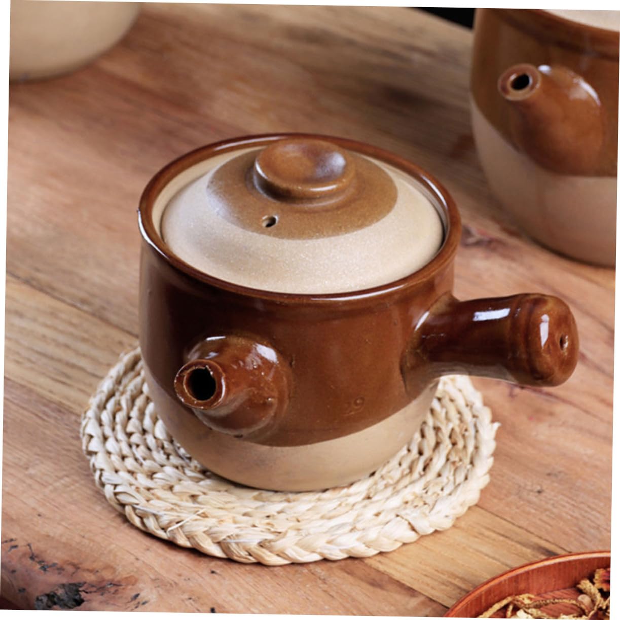 Casseruola per Decotti in Terracotta da 1, 5 in Argilla