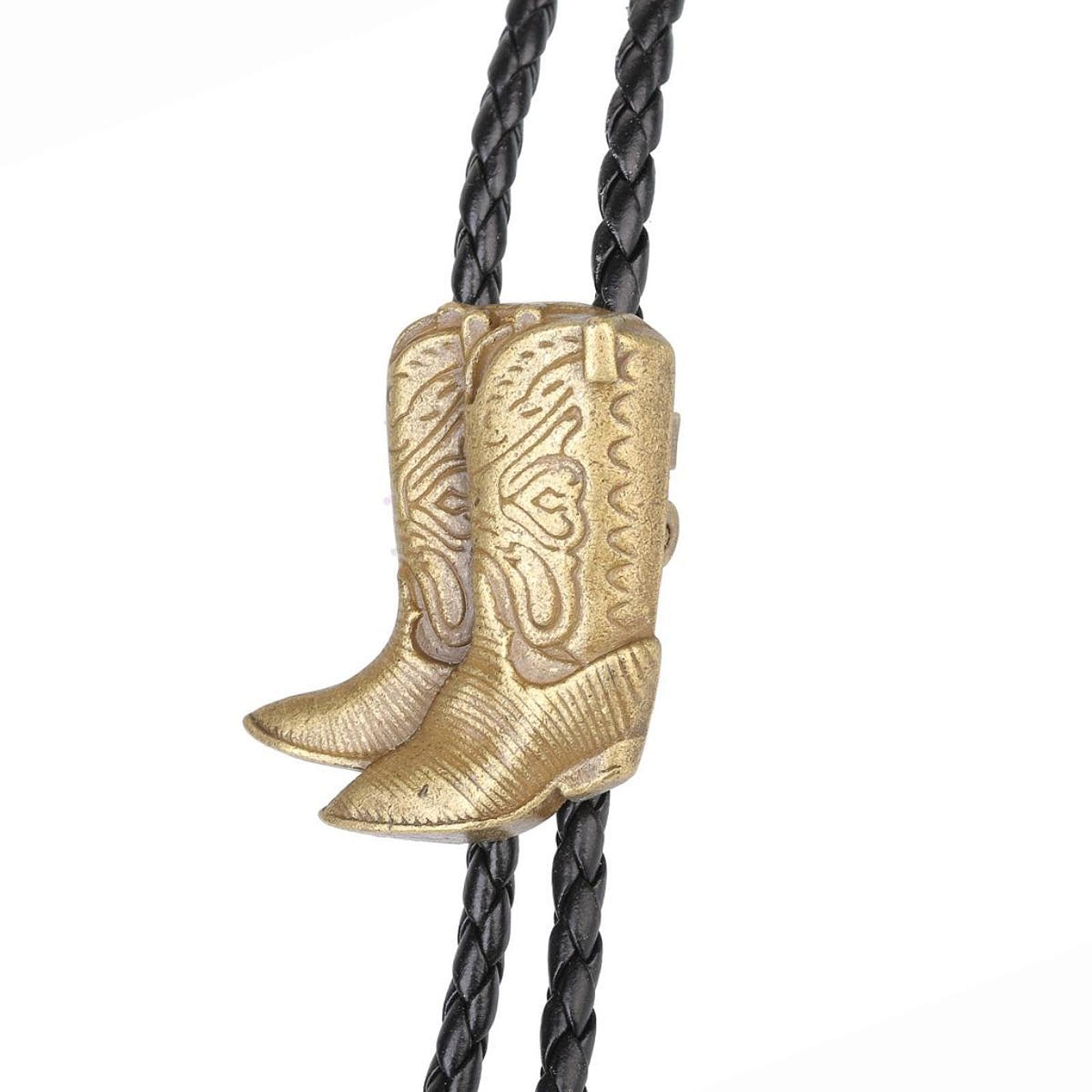 Colcolo Bolo Tie Cowboy Krawatte für Karneval Feiertage Kostüm Hochzeit, Bronze