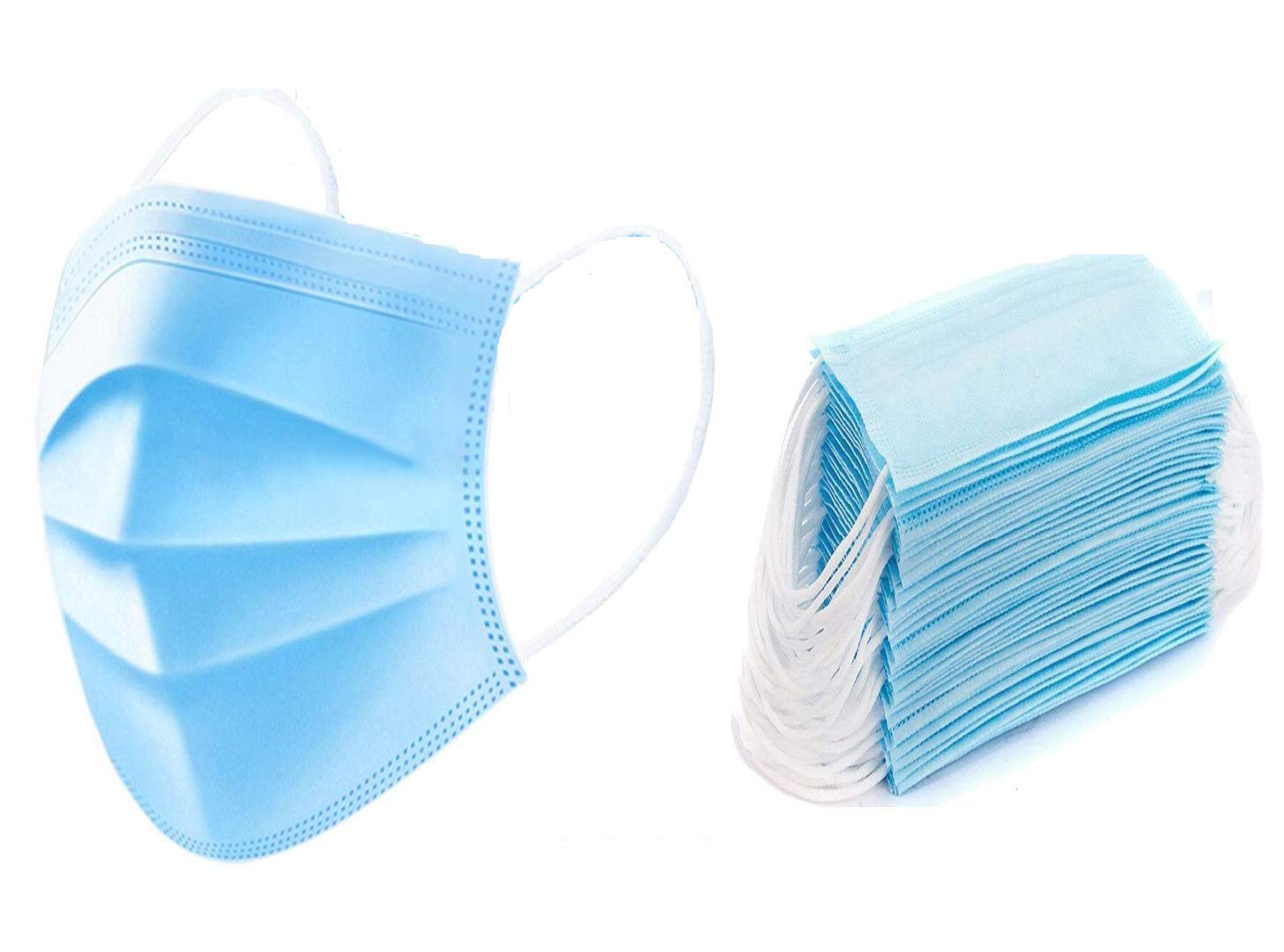 Bravezi 3 Ply Surgical, Non Woven Disposable, Air Pollution Face Mask Pack of 20 (light blue) (B08CTN6WZC) Amazon Price History, Amazon Price Tracker