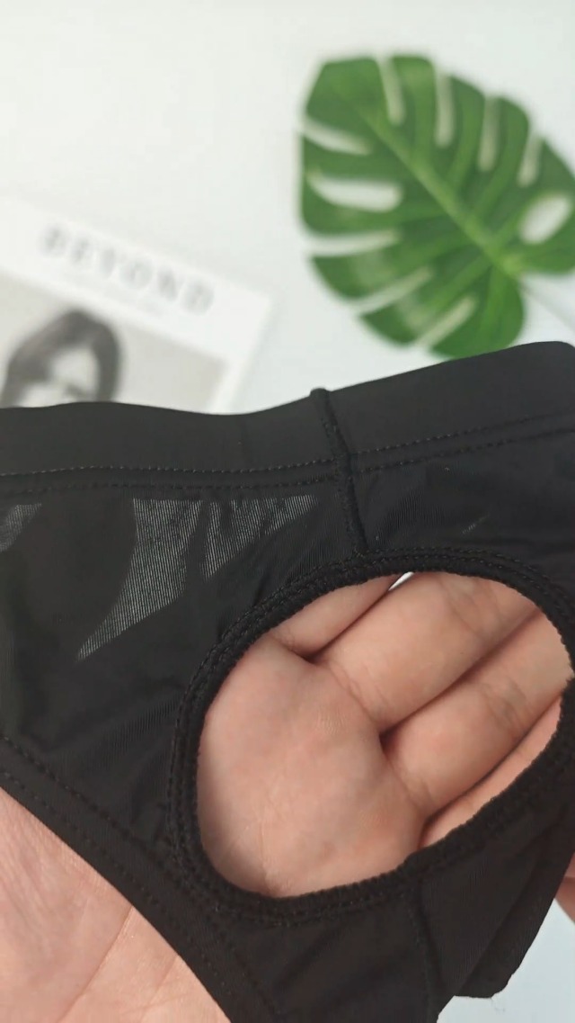 String Ouvert Avant Pour Homme En Soie Glacée - Sans Couture, élastique Et Respirant, Lingerie Sexy Et Confortable