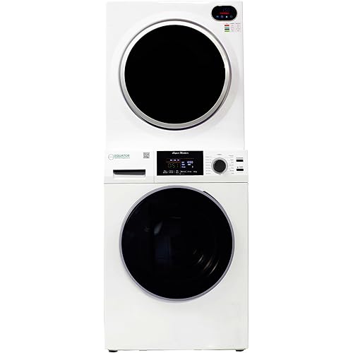 Equator ECONOMY STACKABLE 13 lbs Washer + Compact Vented Sensor Dryer 3.5cf 110V
