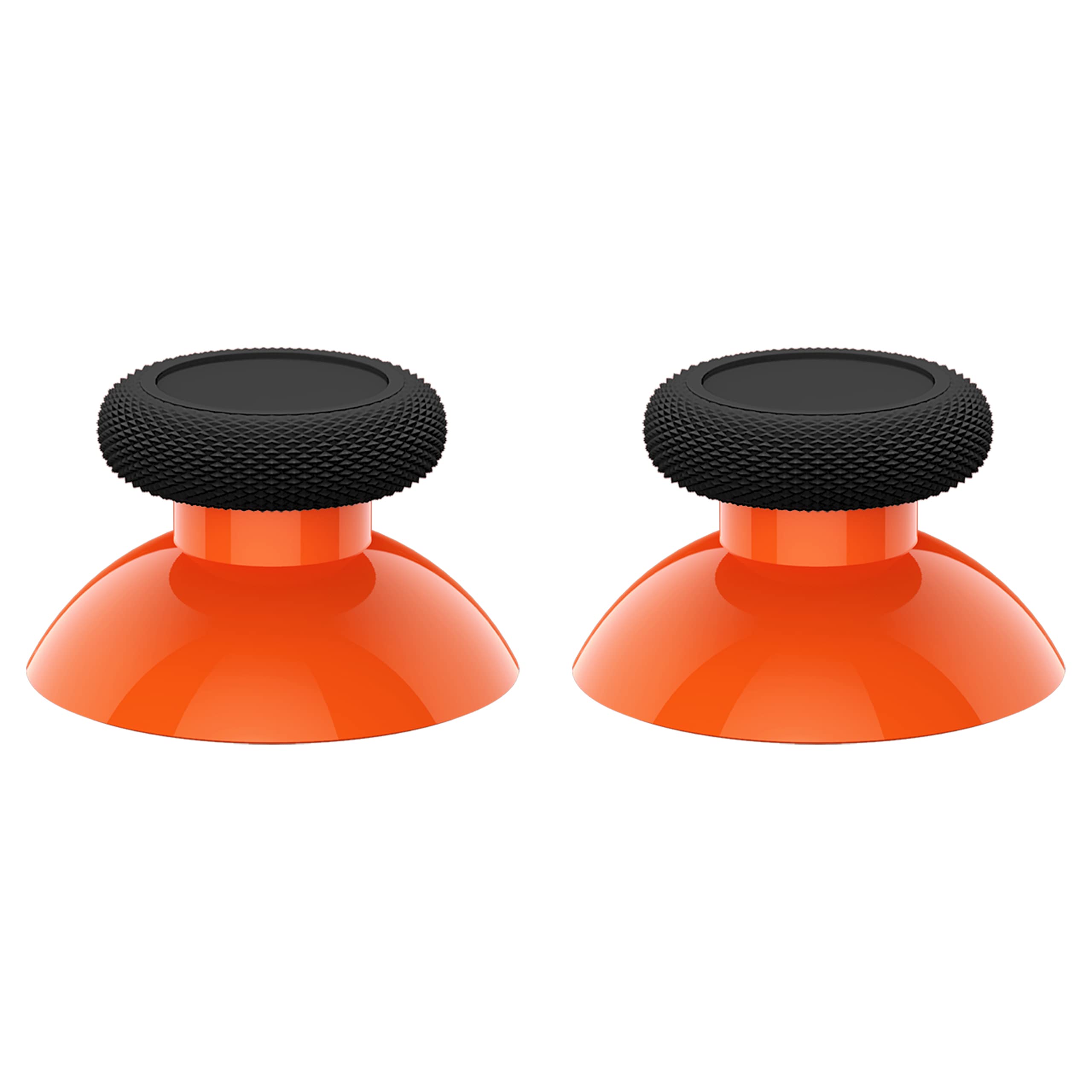 eXtremeRate Replacement Thumbsticks for Xbox Core Wireless Controller, Joysticks Repair Kit for Xbox Series X/S Controller, Custom Analog Stick Buttons for Xbox One S/X/Elite - Orange & Black — view 6