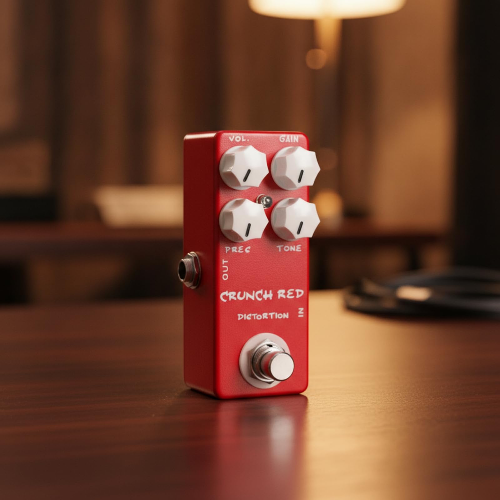 Verzerrerpedal Kompakt Verzerrer Platzsparend Gitarren-Effektpedal für Gitarristen, Proberaum