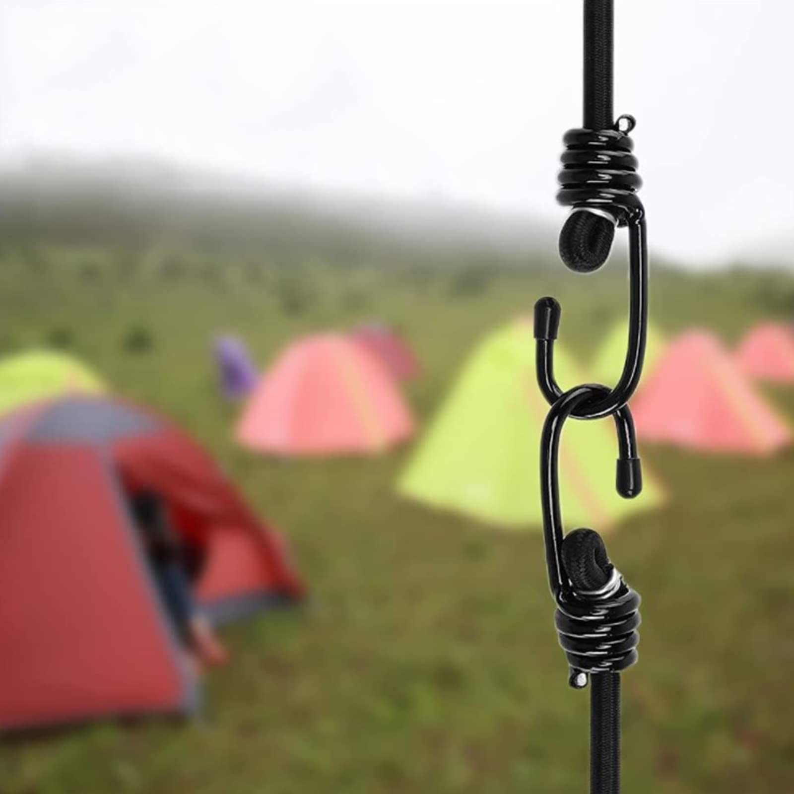 Cordons élastiques Réglables Avec Crochets, Lot De 4