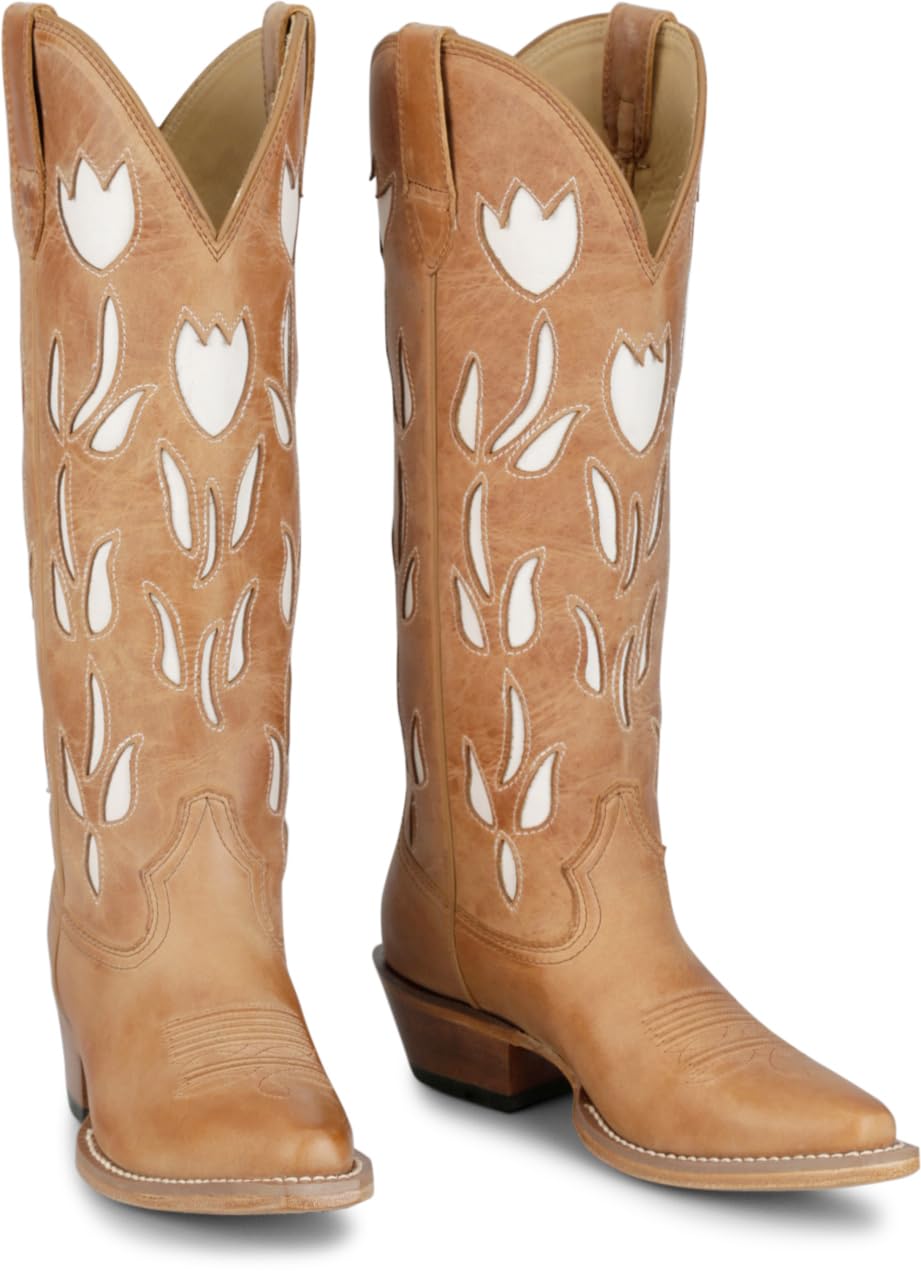 Justin May 15" Women's Western Boots - Vintage Collection - Stylish, Comfortable Leather Footwear for Casual and Outdoor Adventures