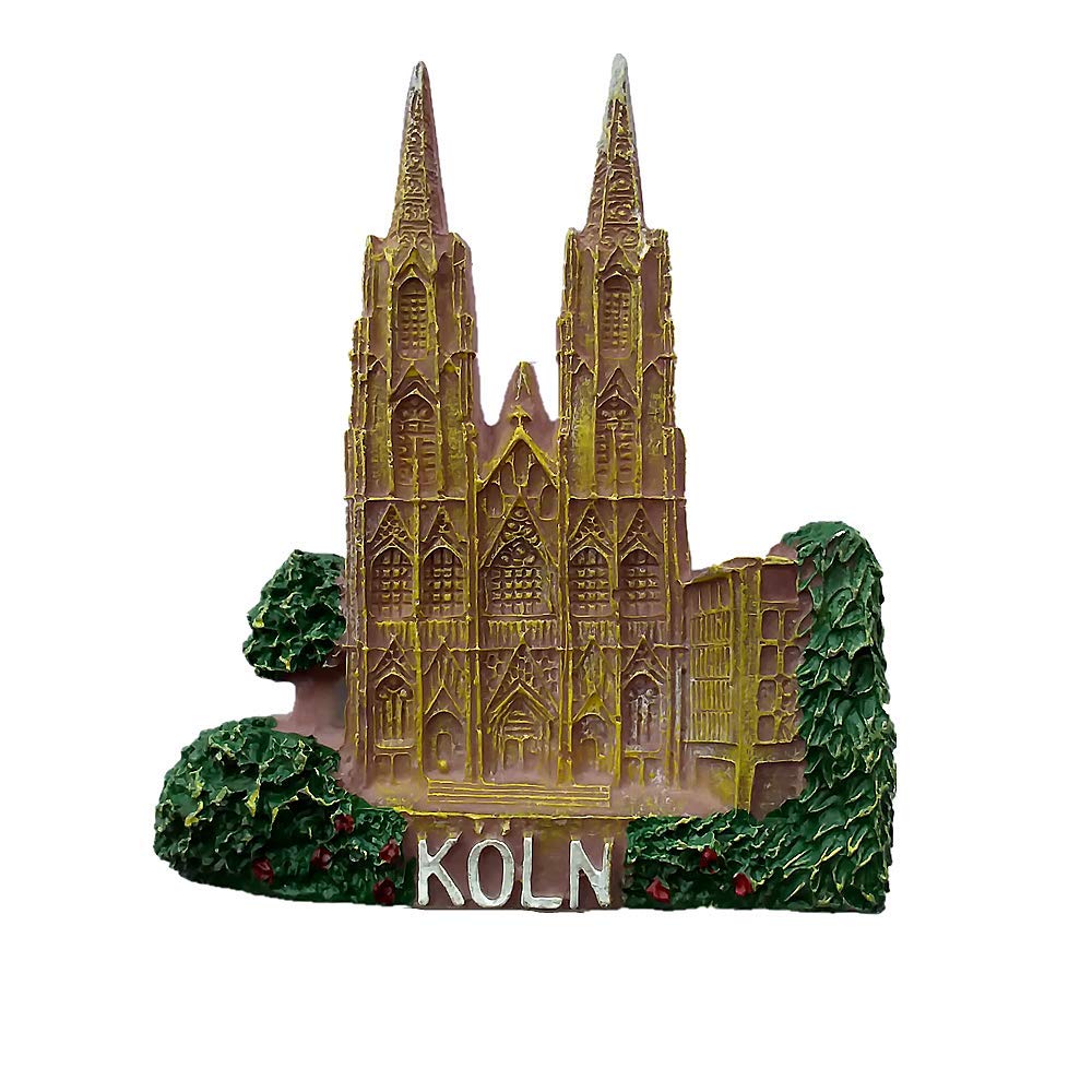Cologne Cathedral Germany 3D fridge magnet tourist souvenir gift & collection Home & kitchen decoration magnetic sticker Cologne Cathedral Germany refrigerator magnet