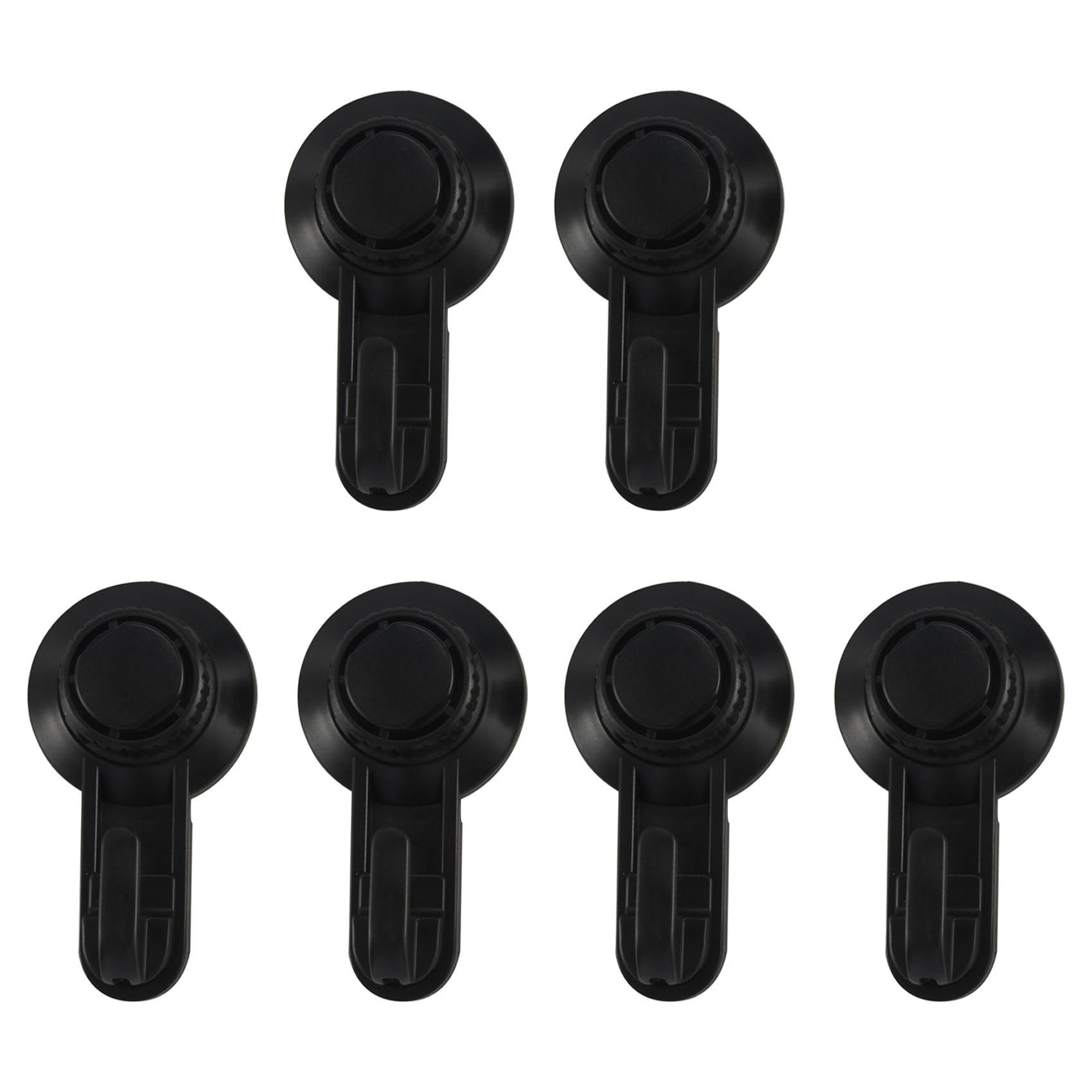 Hndhbfgrt 6 Pcs Suction Cup Hooks Powerful Suction Cup Bathroom Hooks,Vacuum Wall Hooks for Towel,Waterproof Shower Hooks