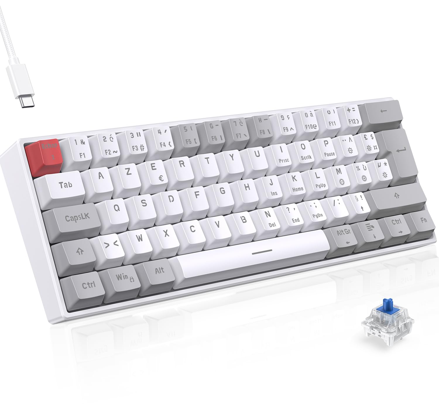 Dierya Clavier Gamer Mécanique Azerty
