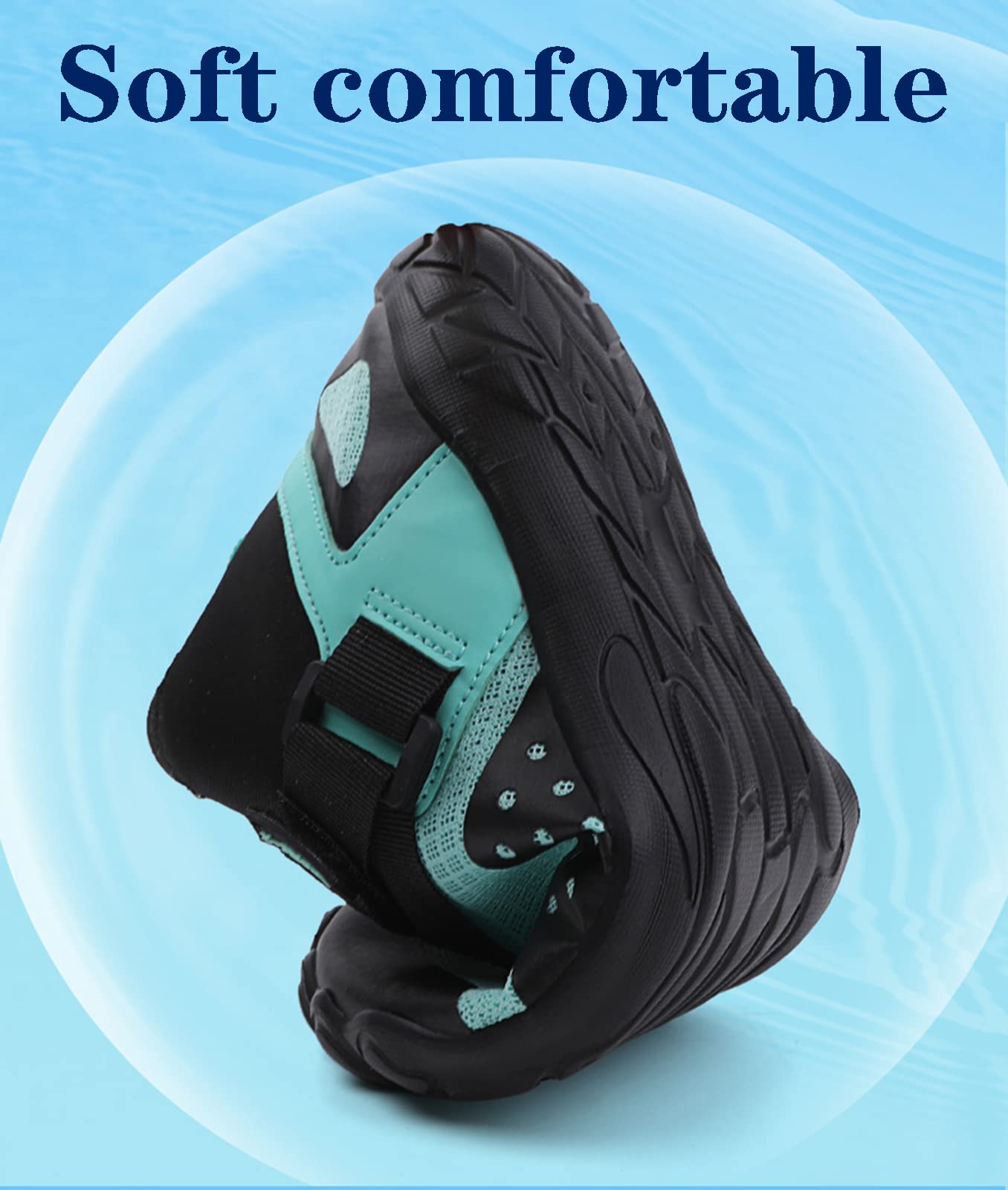 Zapatos Acuáticos Zapatos Acuáticos Zapatos Acuáticos De Secado Rápido para Mujeres Zapatos Acuáticos Zapatos Deportivos De Playa Zapatos De Natación para Remar Pesca(40 EU, Blue)