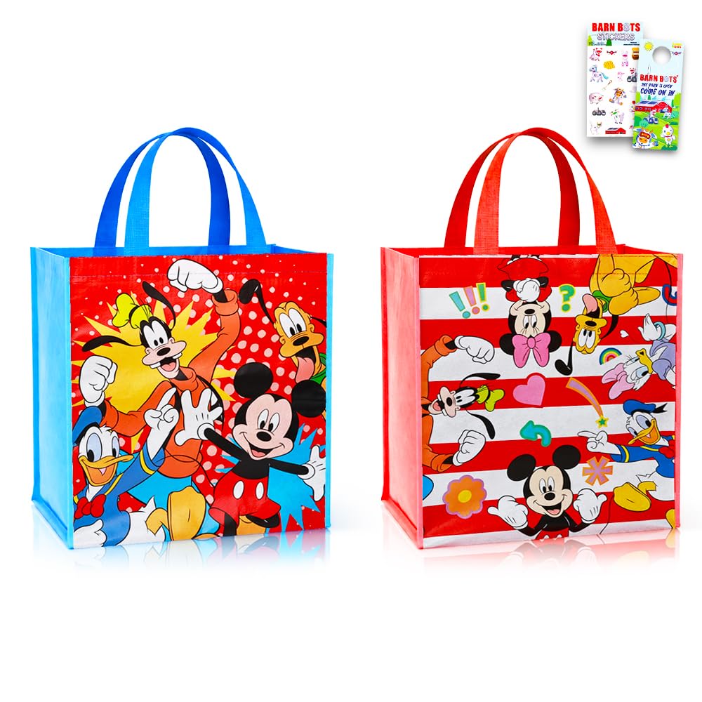 Amazon.com: Disney Mickey Mouse Tote Bag Reusable Grocery Bags