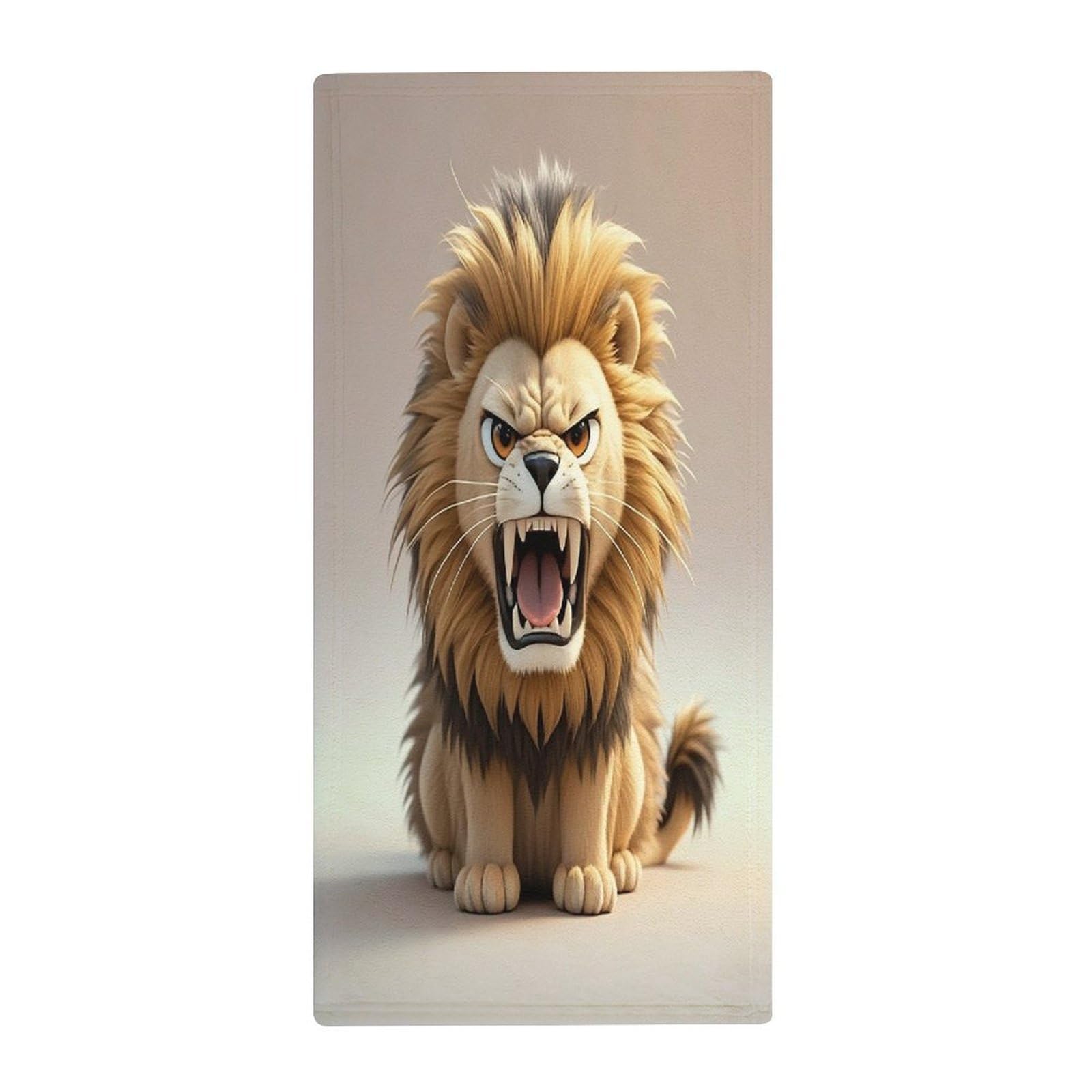 FekiLoot Lion Bath Towel Super Soft Highly Absorbent Bath Towel Fashion Quick Drying Bathroom Towel Soft Large Fingertip Towels for Bathroom Gym Travel Camp Pool