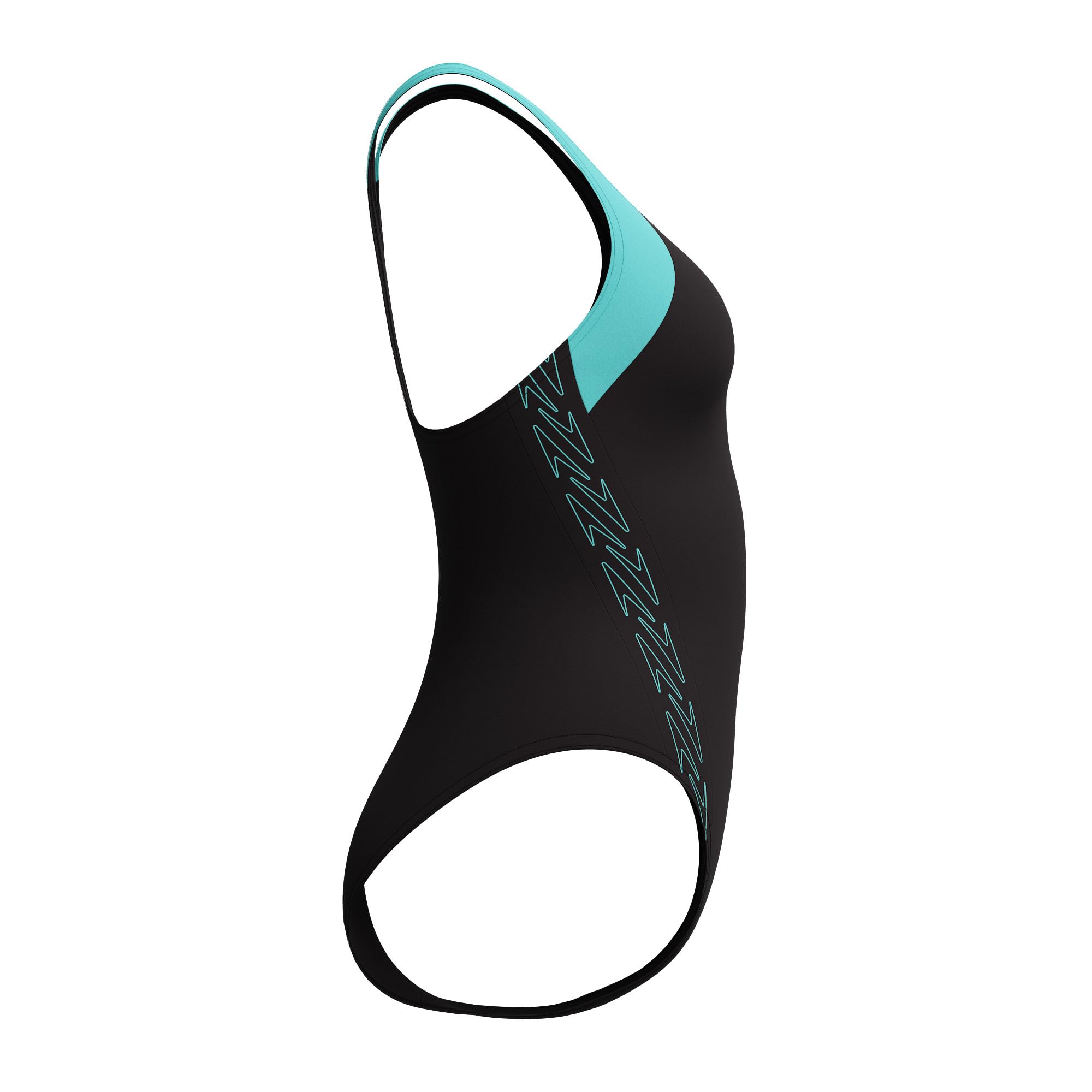 Speedo Costume da bagno da donna, Hyperboom, splicing, schiena incrociata, pezzo unico