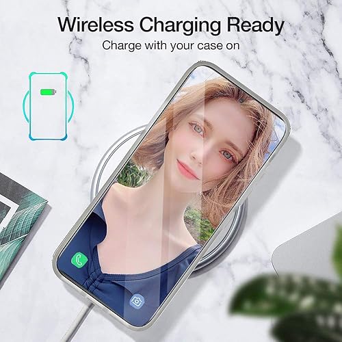 Miniatura 8 de luolnh Funda para Samsung Galaxy S20, funda para Samsung S20 para niñas y mujeres, diseño de mármol brillante con purpurina dorada, a prueba de