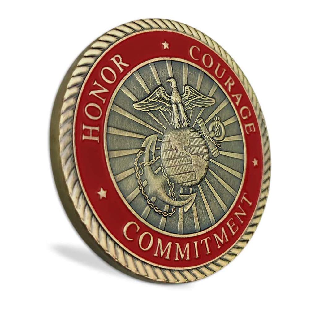 米海兵隊チャレンジコイン／Marine Corps Challenge Coin Amazon.com: USMC Challenge Coin - Veteran Marine Corps