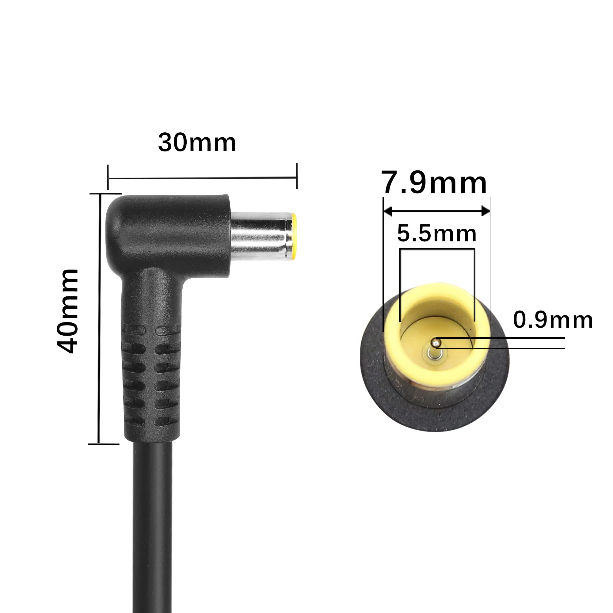 じゅでんき Amazon.com: GINTOOYUN DC7909 Power Pigtails Cable 12V 90 Degree DC