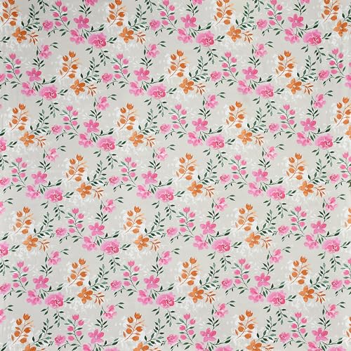 Image of Jashan Elastic King Size Fitted bedsheets with 2 Pillow Cover | King Size bedsheets | 100% Glace Cotton | Fitted bedsheet Cotton King 72 inch x 78 inch inches (Double Elastic Bedsheet, Multi-s04)