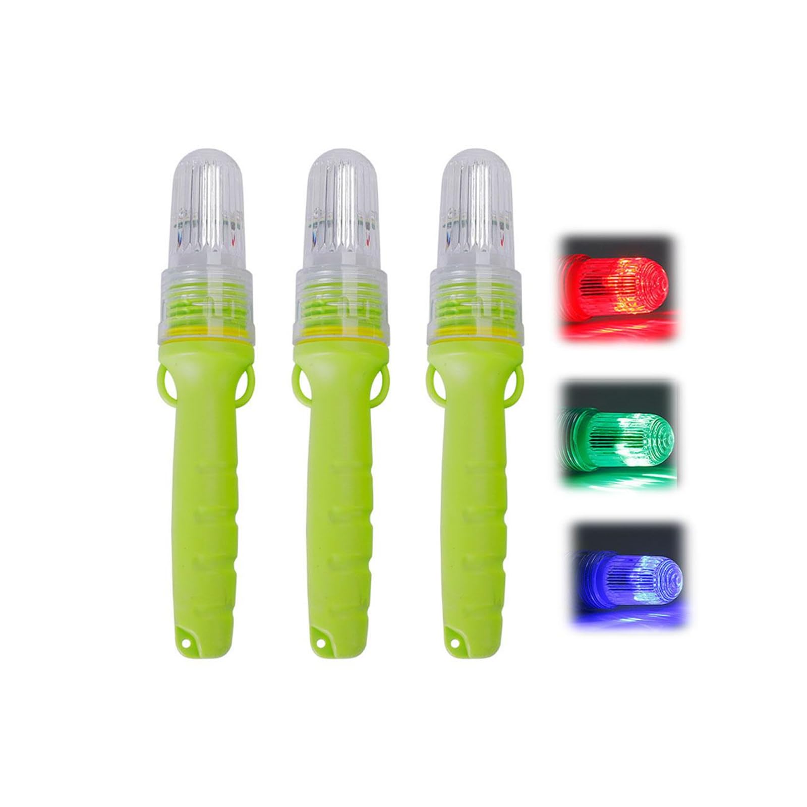 3 PCS Boat Flares, 2026 Upgrade Boat Flares Coast Guard Approved Marine, Flare for Fishing Boats, Electronic Boats Distress Flare, Waterproof Emergency Signals for Fishing Nets, Buoys
