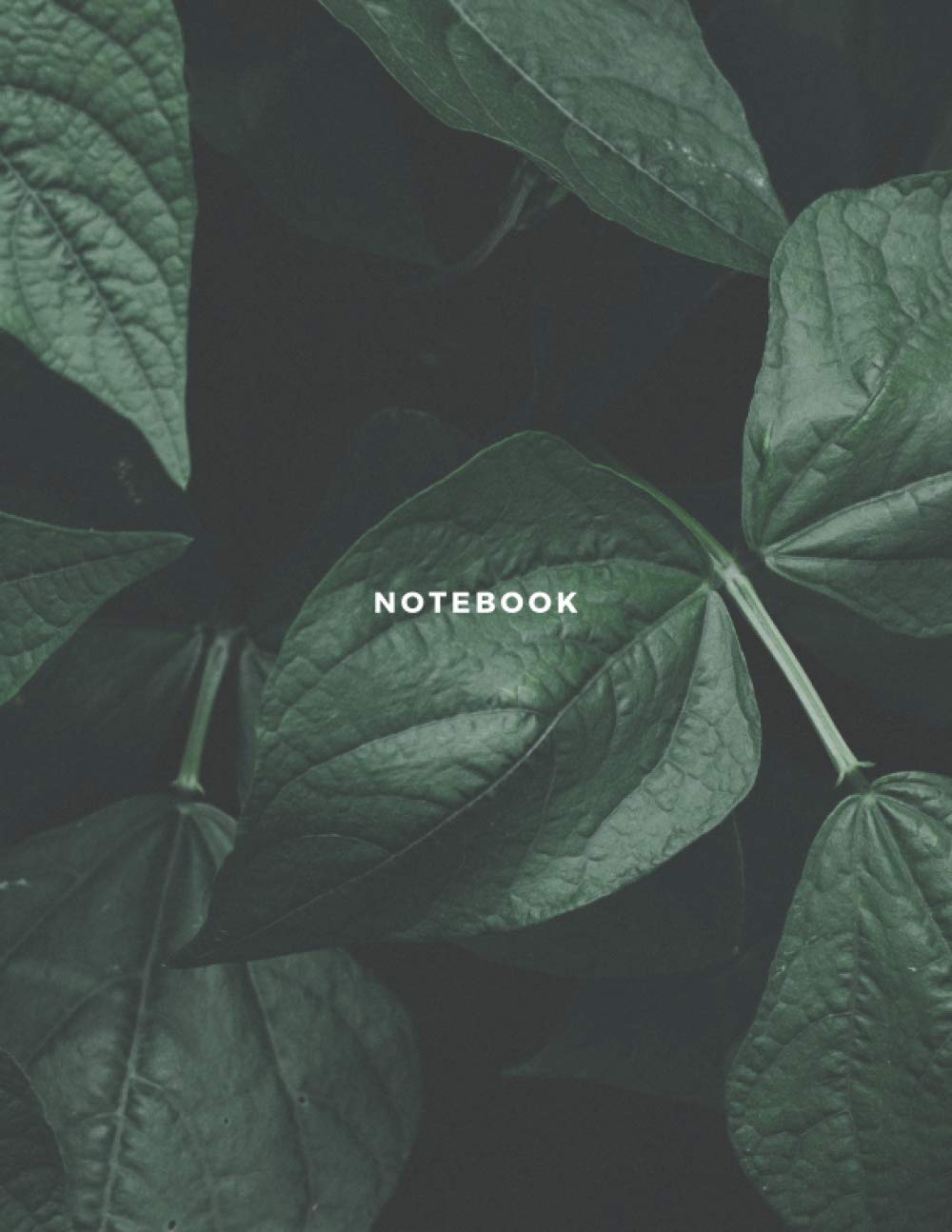 Notebook with a beautiful nature cover - 8.5 x 11 inches - 120 pages of lined paper