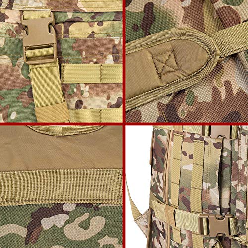 Greencity Laptop Backpacks Tactical Military 3 Day Expandable Bug Out Bag Classic School Case Travel Hiking，Ocp #TOP6