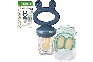 Baby Fruit Feeder & Freezer Tray Combo: Organic Baby's First Nibbles