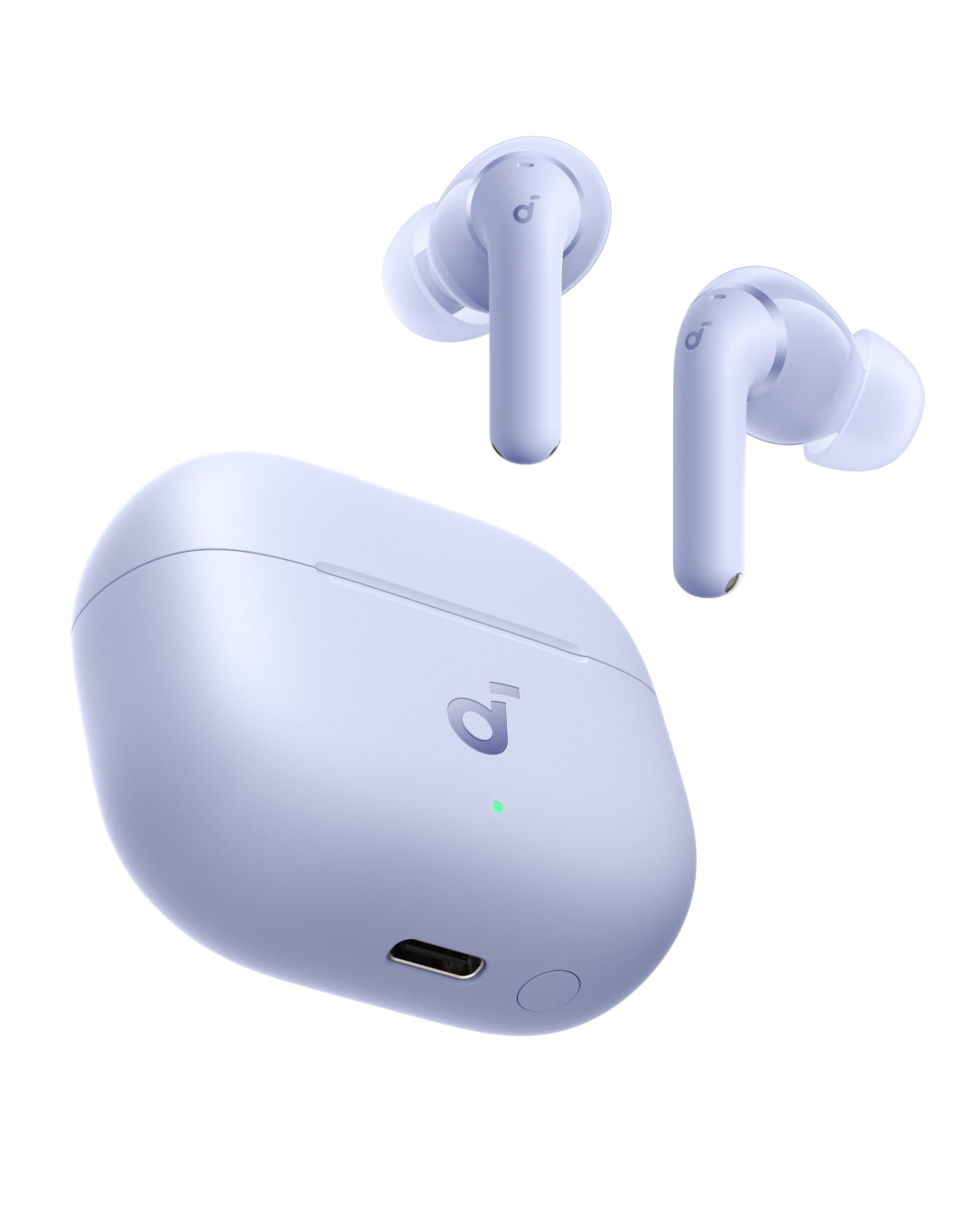 Soundcore Anker P42i Wireless Earbuds with Adaptive ANC for Daily Noise Purple P42i