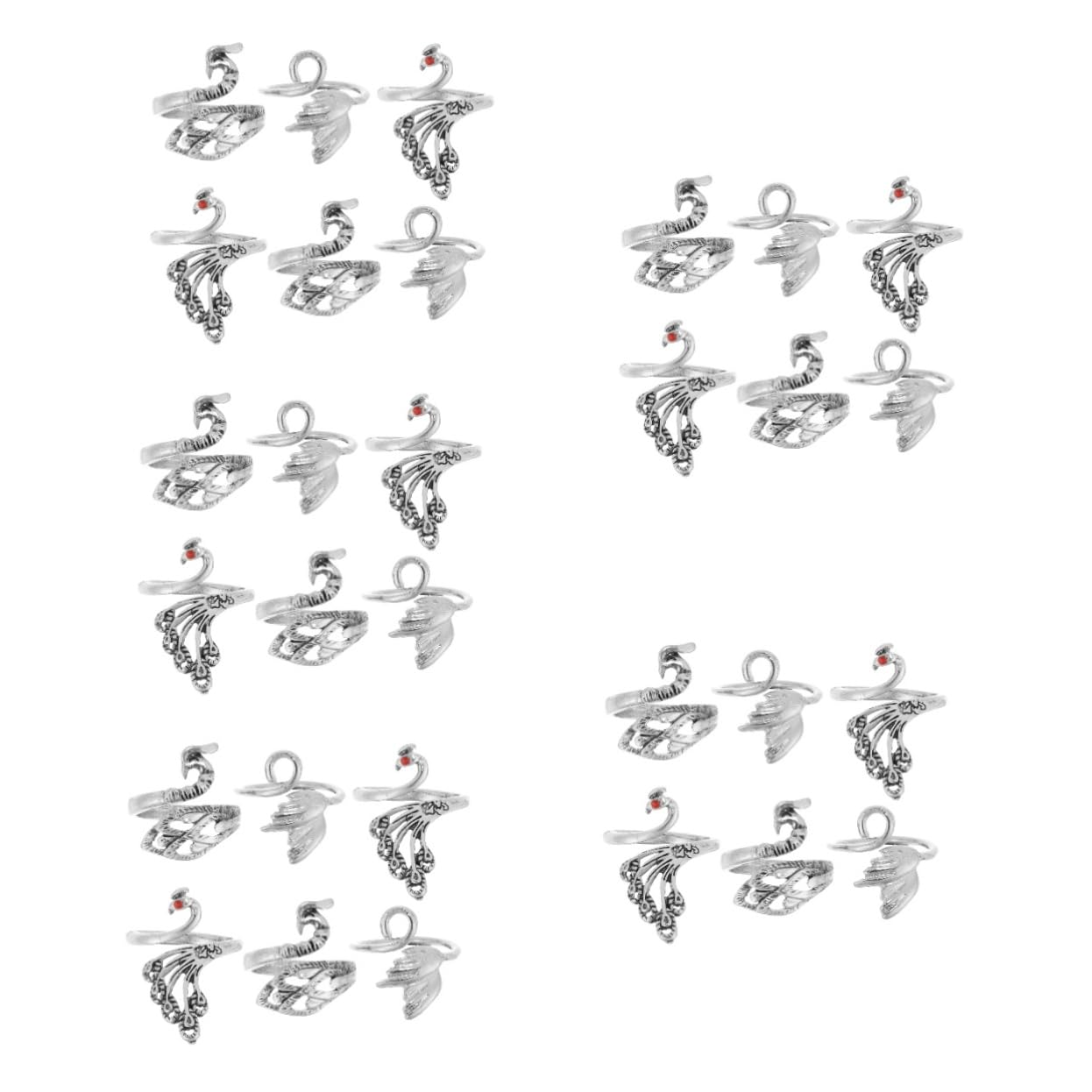 HOMSFOU 5 Set Uncinetto Regolabili da Tensione per Lavoro Accessori Versatili per Cucire E Fai da Te per Uncinetto E Intrecciatura 6 Pezzi*5