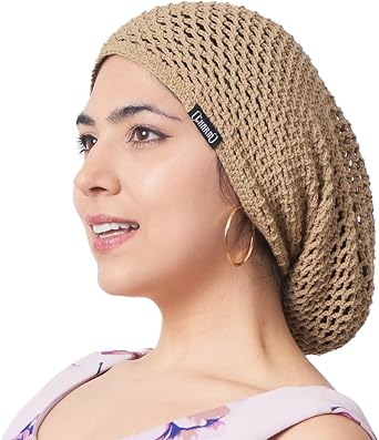 CHARM Lightweight Summer Beanie Hat for Men, Cotton Mesh Beanie for Women, Hand Made Knit Cap