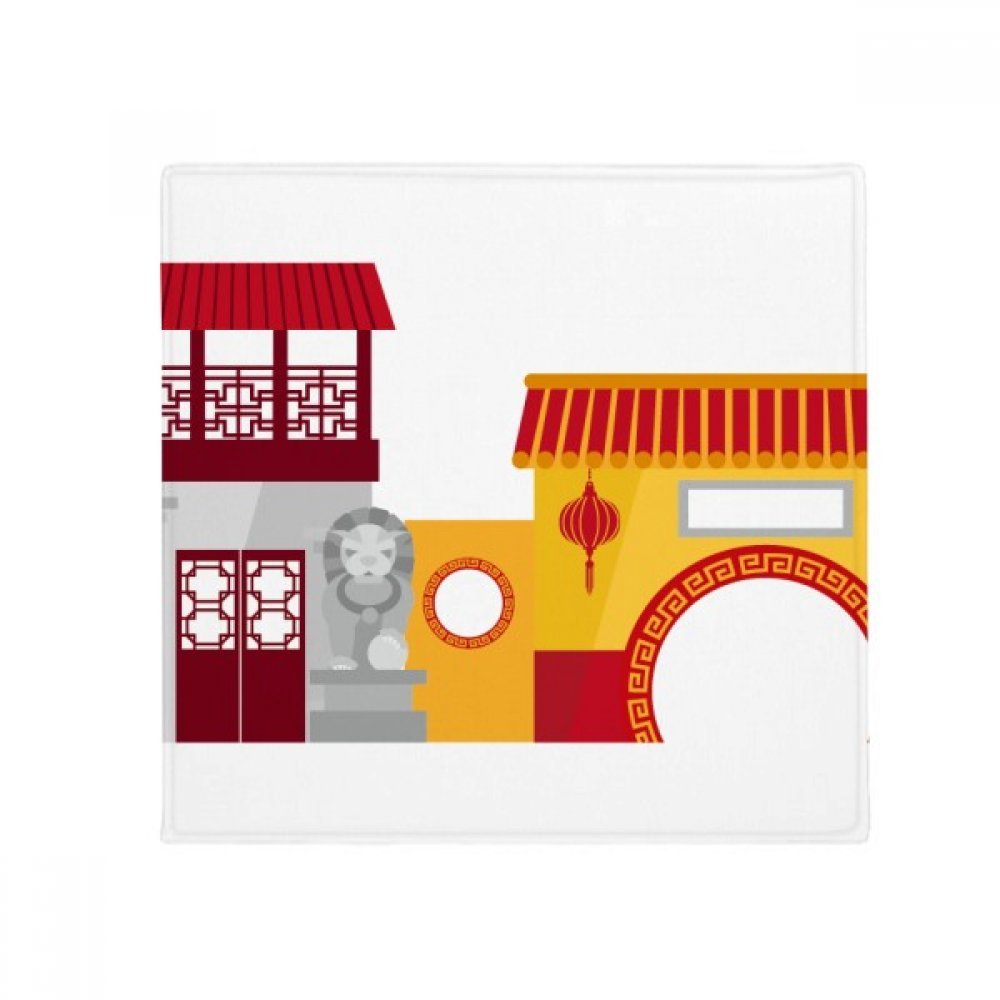 Tapis sol motif chinois anti-dérapant 80cm pour éviter les glissades en cuisine et salon