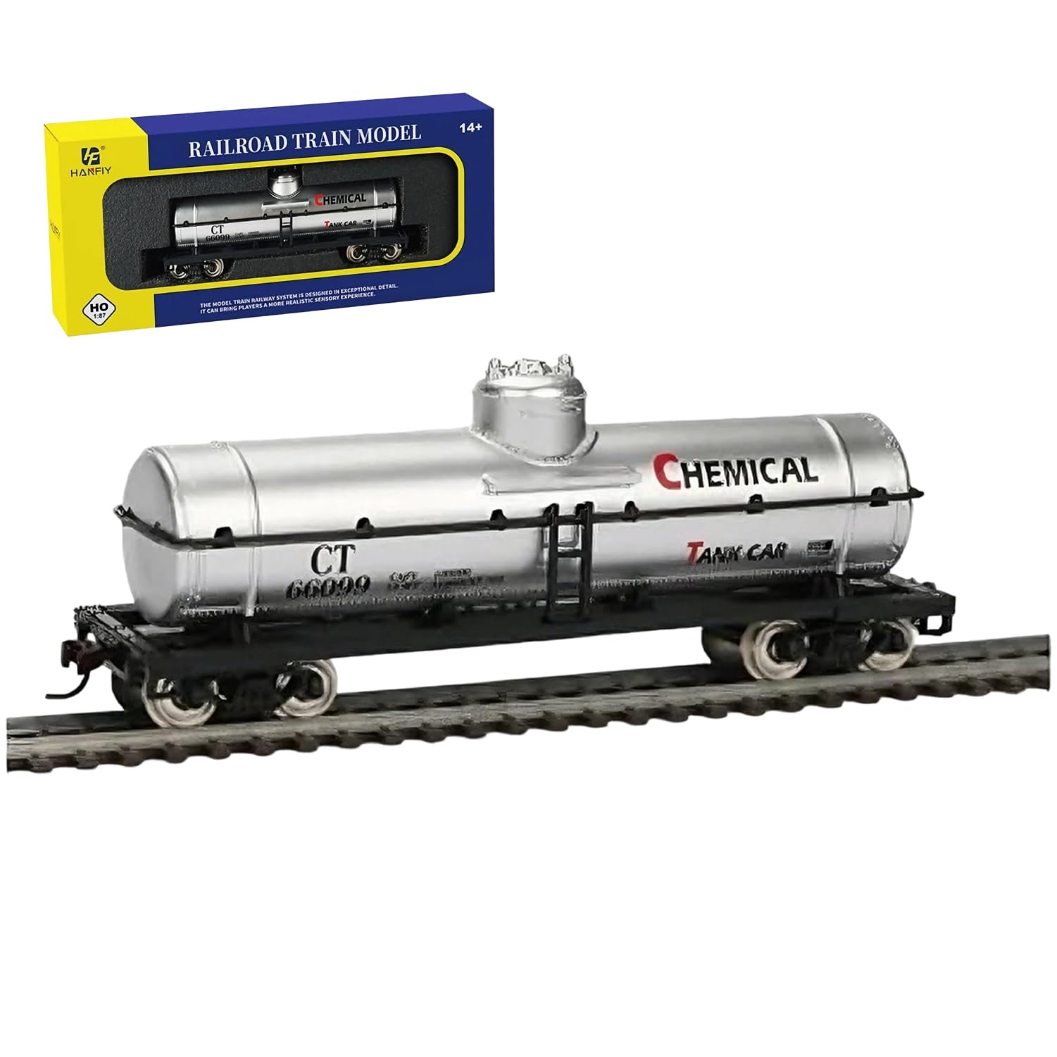 BrickBounty HO Scale Train Carriage, 1:87 Carriage Compatible with All HO Model Railroads, Collection for Miniature Model Train Enthusiasts (98180)