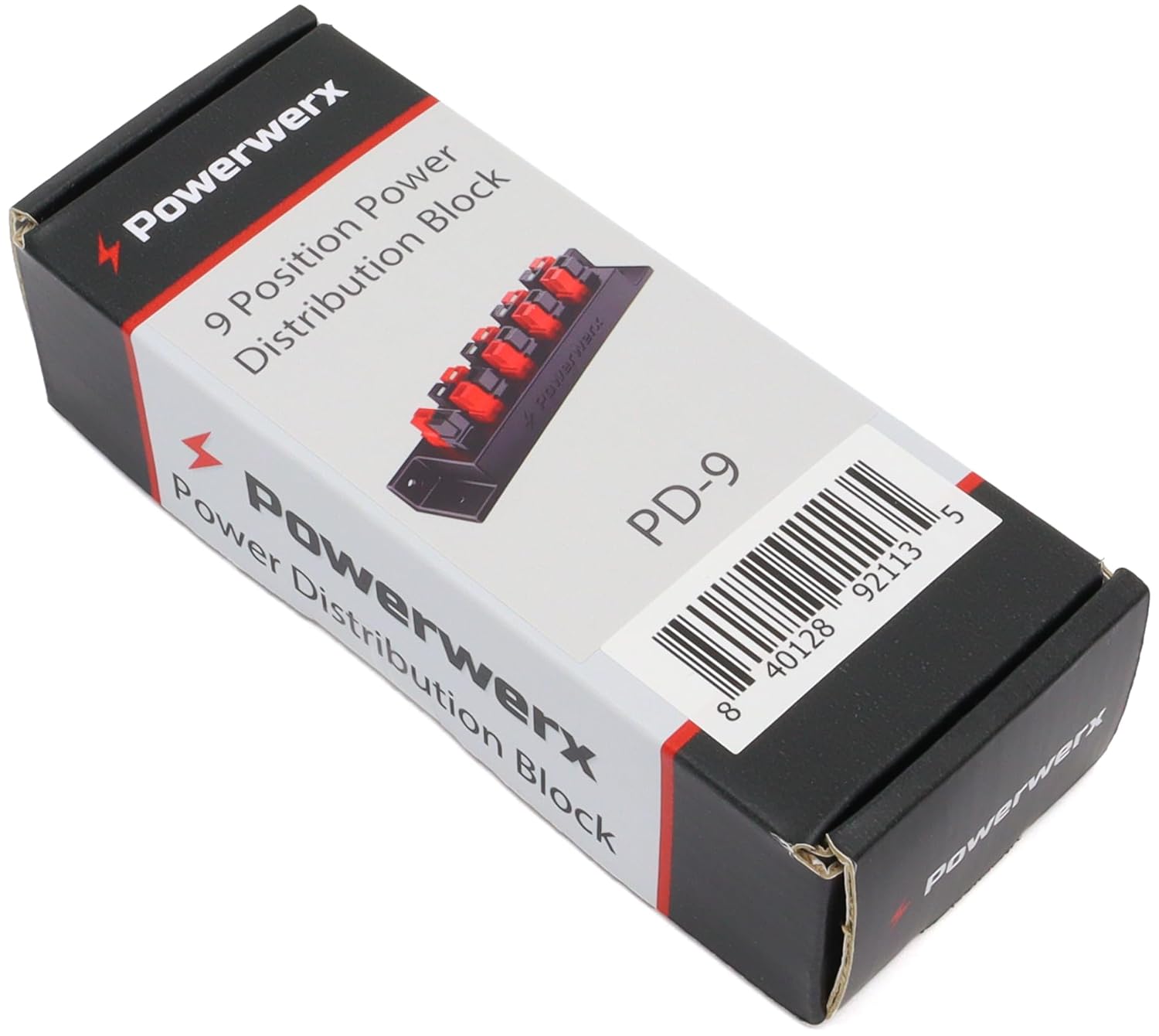 Powerwerx PD-9 PowerHub Distribution Block, 9 Positions for 15/30/45A Powerpole Connectors