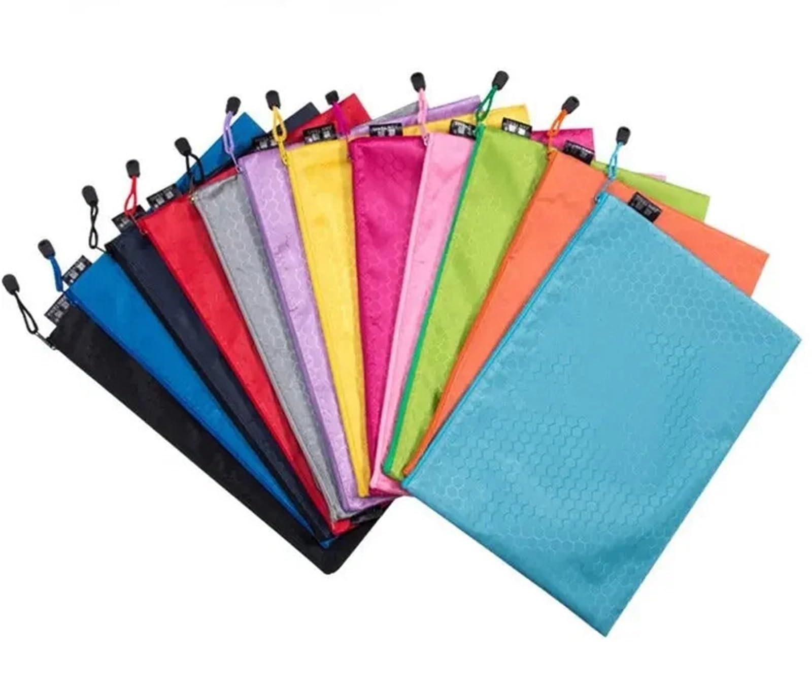 1/4/8 Set x 10 pezzi Borsa for documenti, cartella for documenti a fogli sciolti, organizer impermeabile di grande capacità for cancelleria for ufficio for studenti(8set,44 * 31.5)