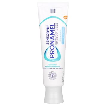 Sensodyne ProNamel Toothpaste, Fluoride, Gentle Whitening, Alpine Breeze, 4 oz.