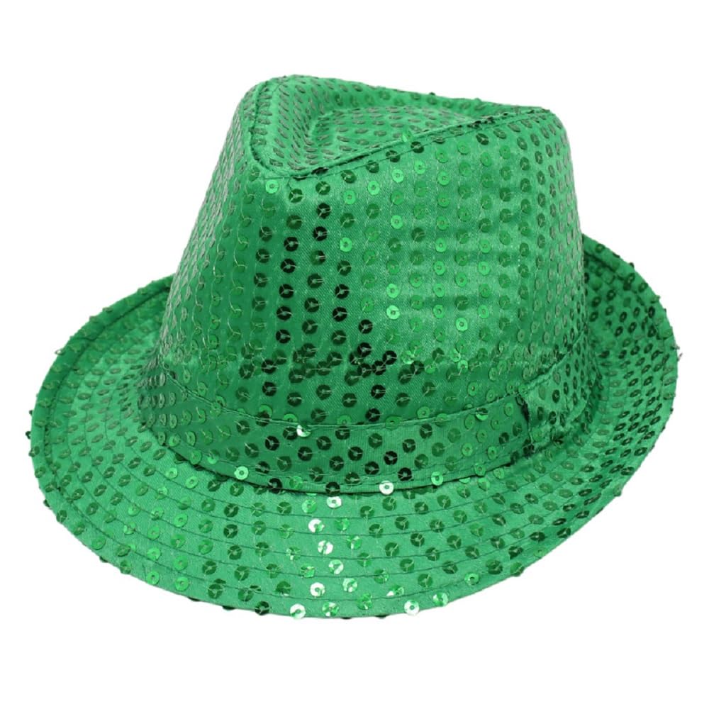 Sequin Hat Glitter Solid Color Dance Hat Western Retro Disco Cap Unisex Costume Cap for Women Men Party Supplies