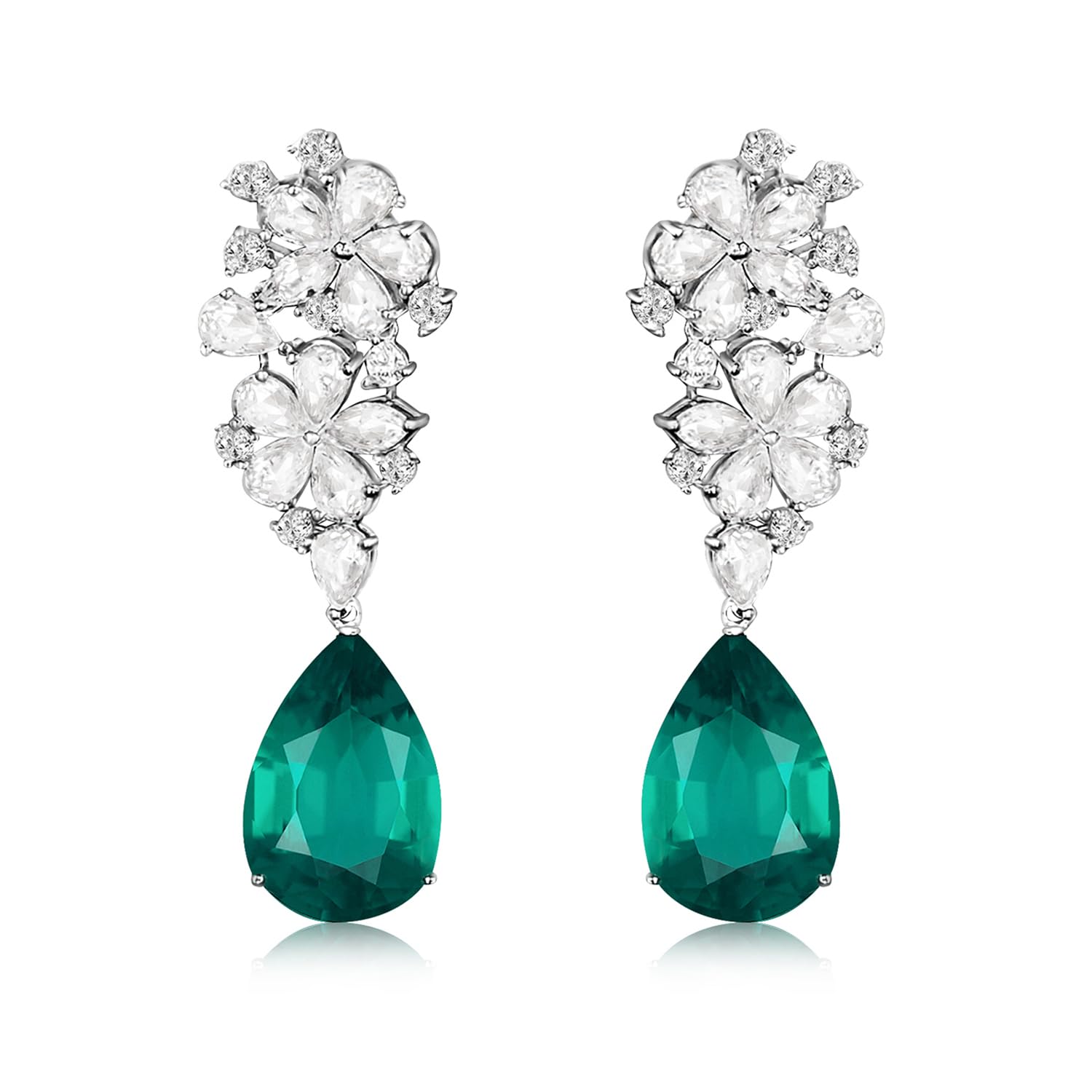 See full amazon price history chart for Peora Silver Plated Cubic Zirconia & Green Crystal Studded Fancy Drop Earrings Contemporary Fashion Jewellery for Women & Girls Peora Silver Plated Cubic Zirconia & Green Crystal Studded Fancy Drop Earrings Contemporary Fashion Jewellery for Women & Girls (B0DDTQTWWH) Amazon Price History, Amazon Price Tracker