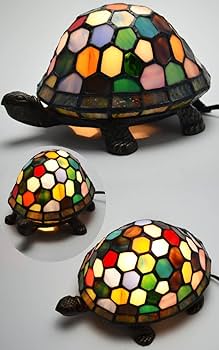 Amazon.co.jp : ステンドグラス かめ 卓上ランプ ズコット