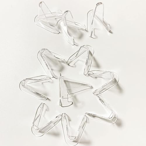 Miniatura 7 de Paquete de 24 soportes acrílicos de edición gruesa (2.3 pulgadas), soporte de exhibición para tarjetas, soporte de exhibición de monedas, para