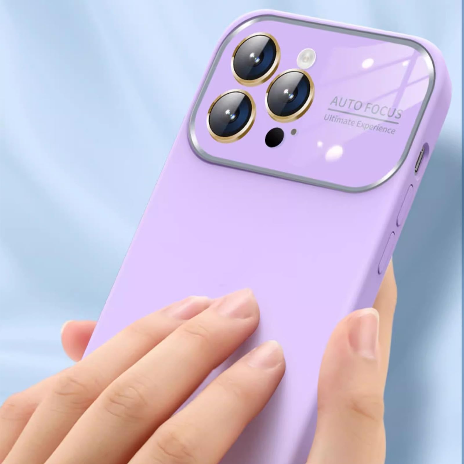 LXURY Ultra cienkie etui do iPhone'a 15 Pro Max/15 Pro/15 Plus/15, miękkie etui premium z okienkiem ochronnym aparatu, oryginalne etui z płynnego silikonu, białe, 38 cm
