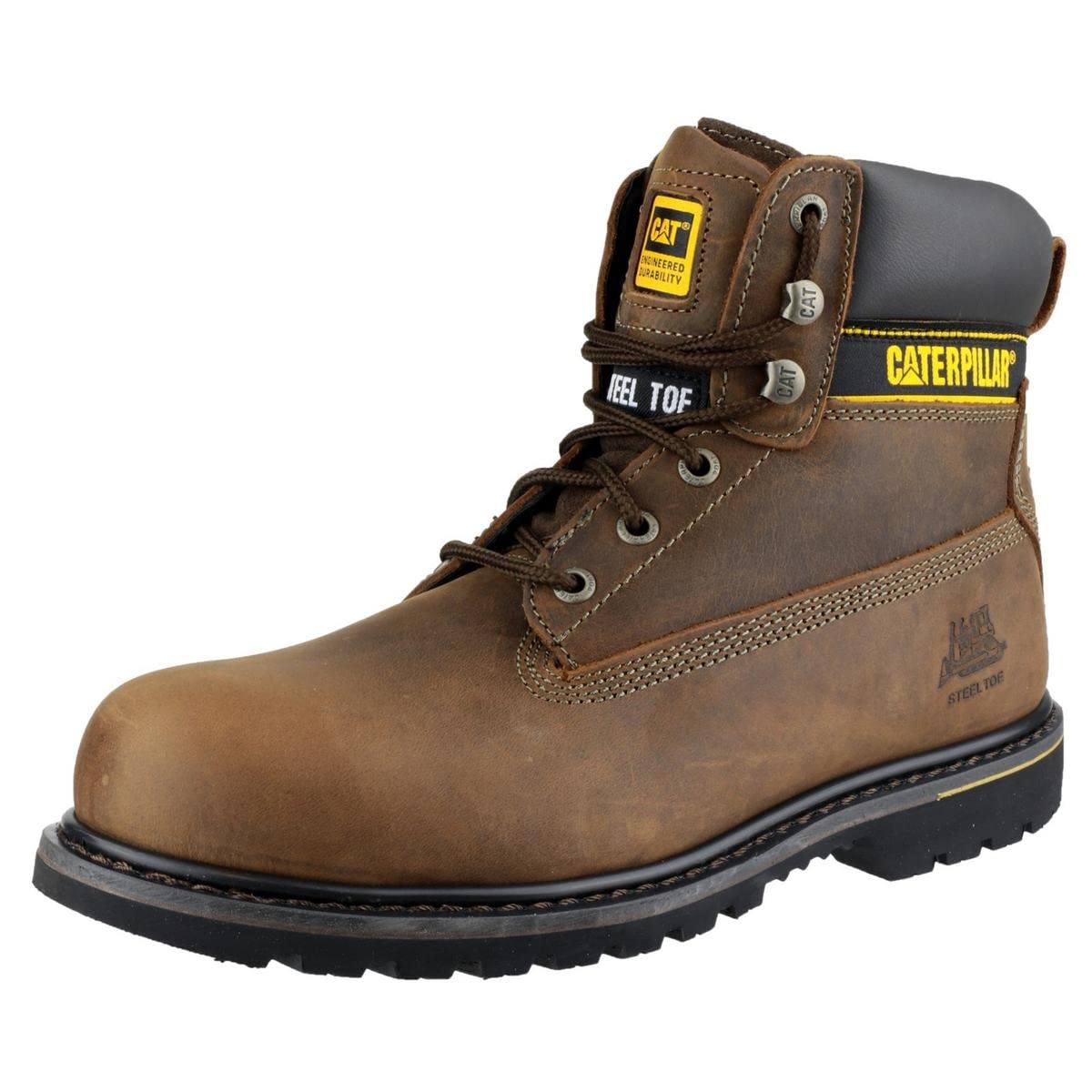 CAT Footwear Holton, Chaussures de Travail Homme, Marron (Chocolate), 47 EU