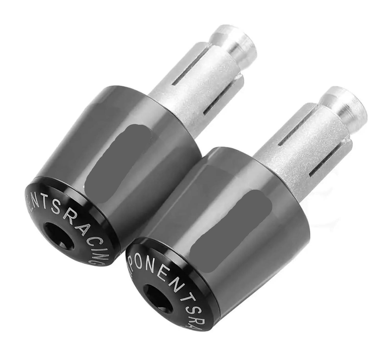 Motorcycle Handlebar End Plug For Y&amaha FZR600R FZR 600R FZR 600 R 1994-2000 Motorcycles Handlebar Grips Cap Weight PartsAnti Vibration Plug Ends(Gray black)