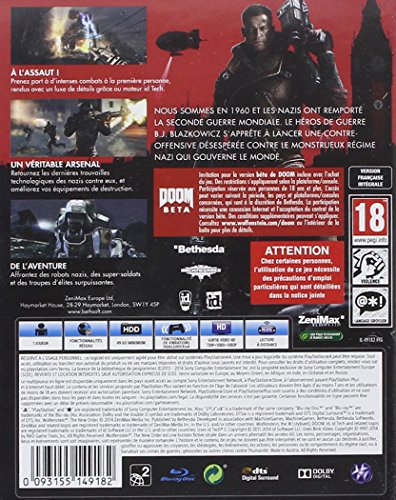 Wolfenstein : The New Order jeu PS4 version physique fr - 2