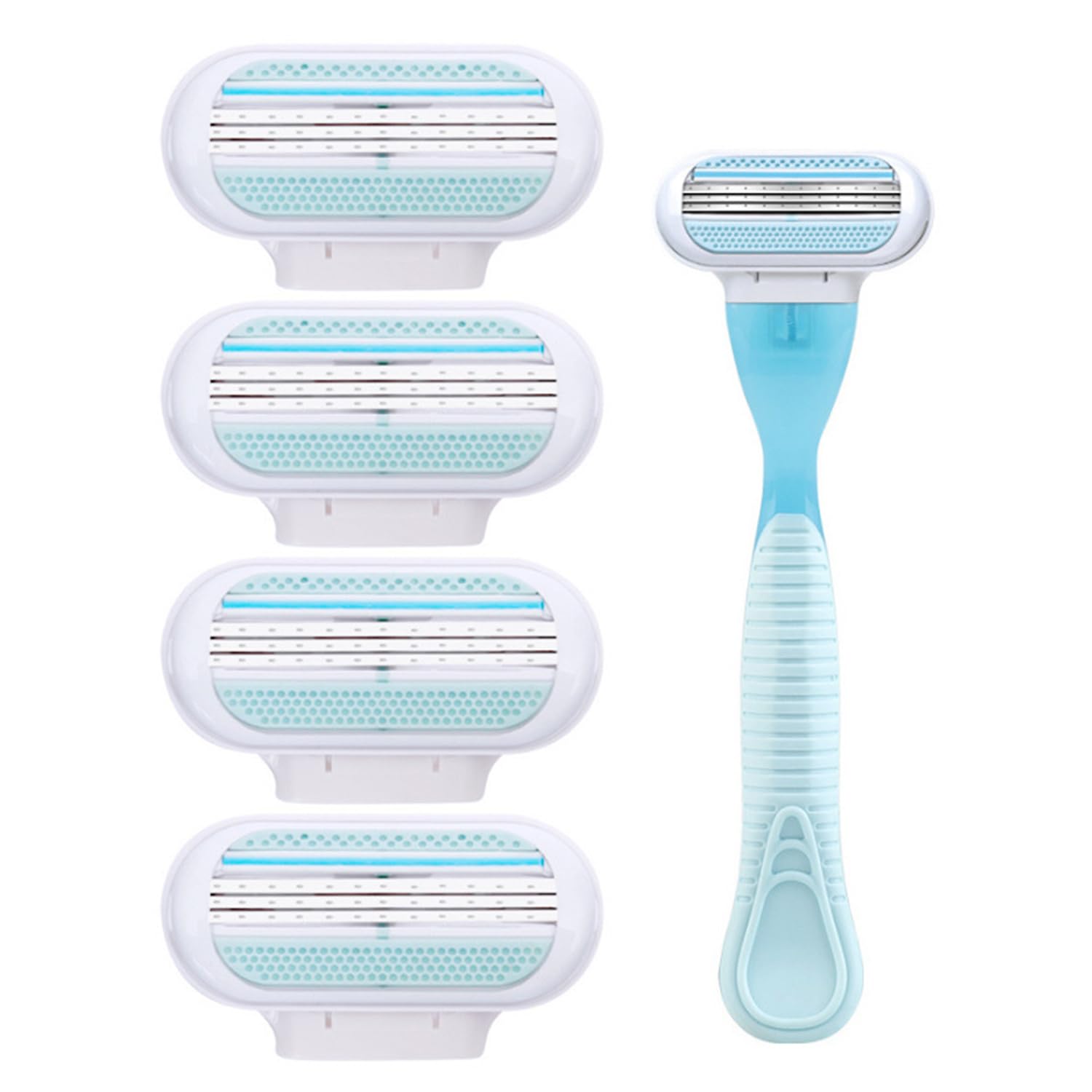 5 sztuk maszynek do golenia dla kobiet, jednorazowa maszynka do golenia Beauty, 3 ostrza dla kobiet, jednorazowe maszynki do golenia dla kobiet, wrażliwa jednorazowa maszynka do golenia