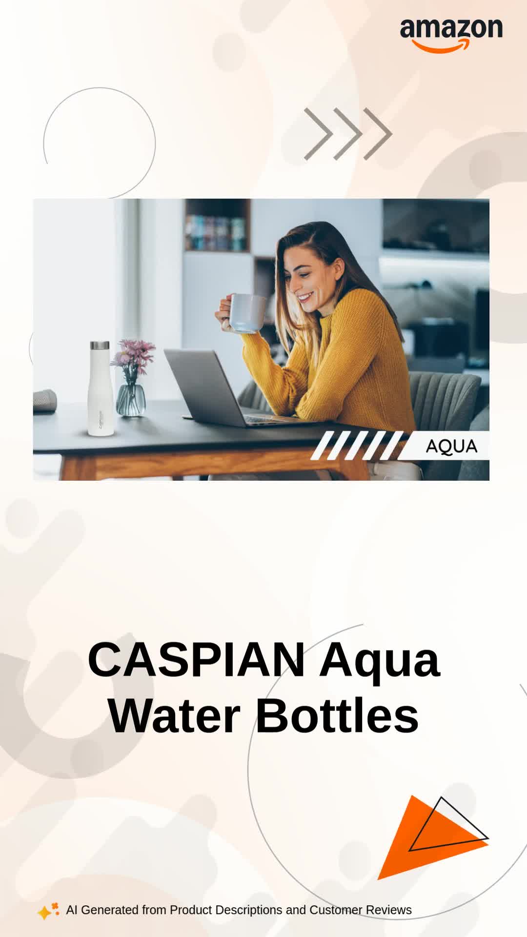 Watch CASPIAN Aqua Water Bottles on Amazon Live