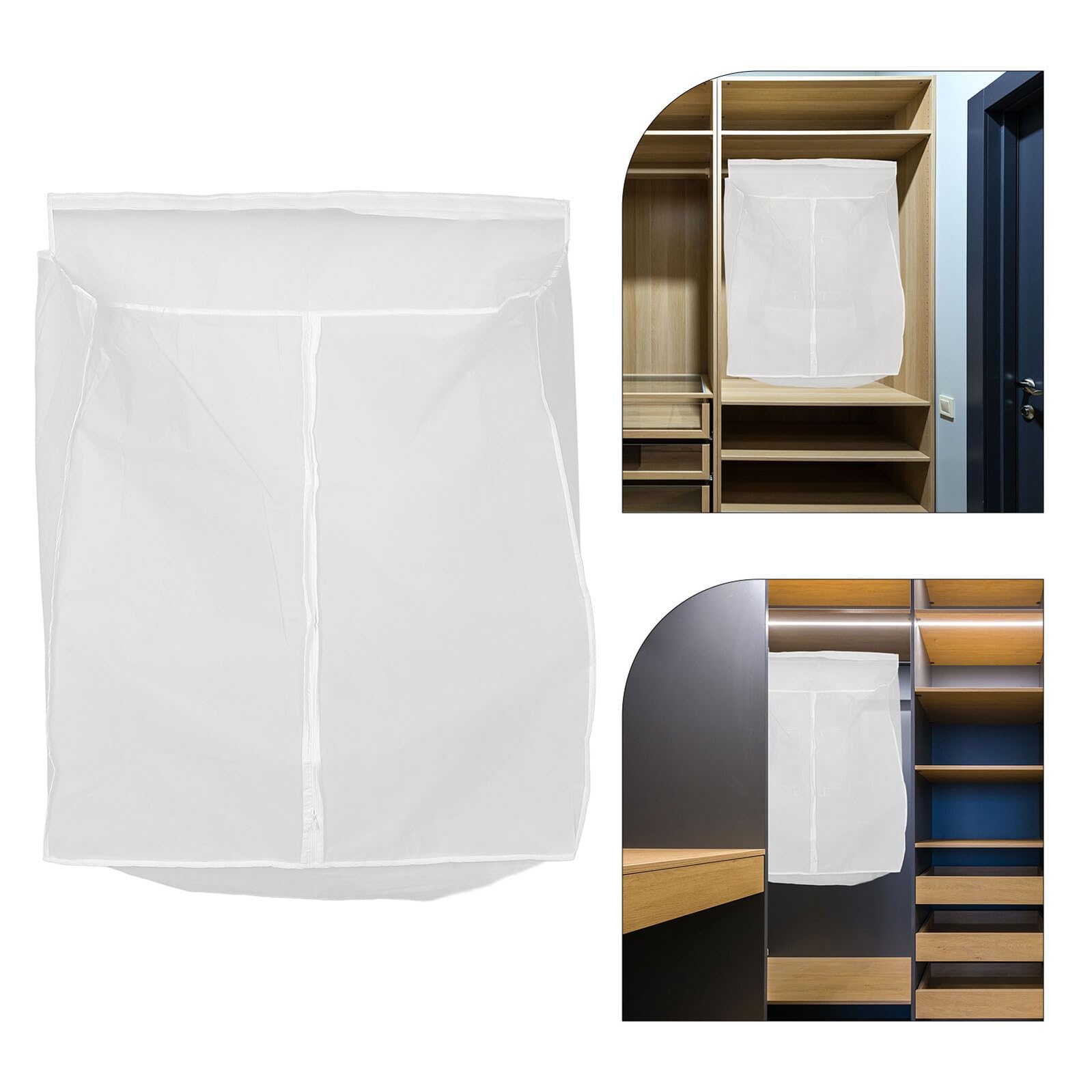 BESPORTBLE Funda Para Ropa Colgante Antifaz Polvo 50x80x90 Cm Peva Transparente Resistente Reutilizable Para Armario Hogar Almacenamiento De Abrigos y Trajes