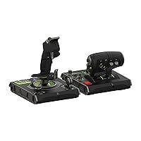 Vista 2 de Turtle Beach VelocityOne Flightdeck Universal HOTAS Simulation System Joystick & Throttle for Air & Space Combat Simulation For Windows 10 & 11 PCs