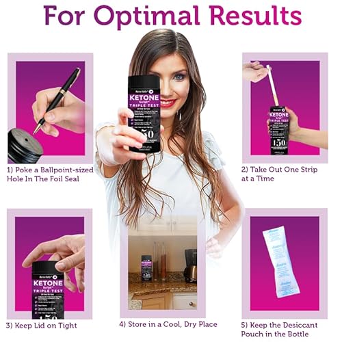 Nurse Hatty 100Ct Triple Test Ketone Strips thumb #5