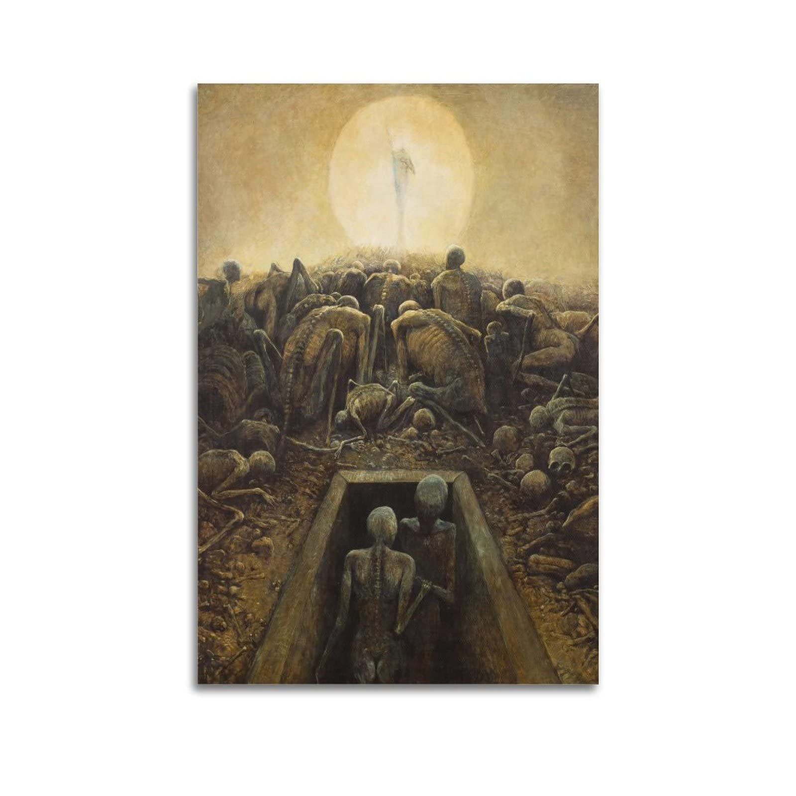 JAHER Surrealist Work No.7 by Zdzisław Beksinski Art Poster Wall Art Photo Picture Painting Room Decor 12x18inch(30x45cm)